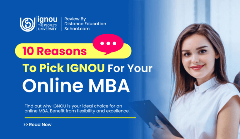 You are currently viewing 10 Reasons to Pick Your IGNOU Online MBA