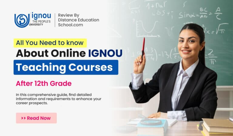 You are currently viewing Online IGNOU Teaching Courses After 12